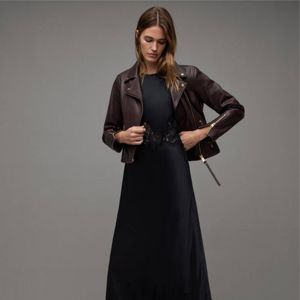 2024 classique nouveau Design femmes veste en cuir haute qualité dames femmes veste en cuir à vendre - Product Image 2