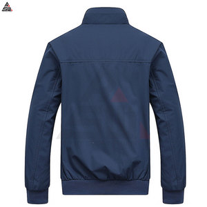 Nouvel arrivage de blouson d'aviateur sportif en toile personnalisé hiver chaud respirant col montant grande taille pour hommes vente en gros - Product Image 2