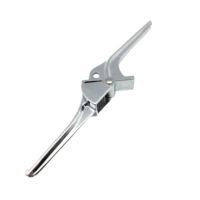 Keukenhulpje van hoge kwaliteit, semi-automatische aluminium gietijzeren knoflookpers, gepersonaliseerd logo, fruit- en groentegereedschap