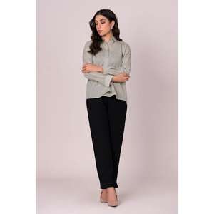 Chemise 100 % Lin Collection Studio WG-WS-22-W9 B – Élément de Mode Simple pour le Bureau – Tissu en Lin Teint - Product Image 4