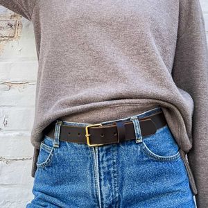 Cinturones de Cuero Vacuno Genuino de Calidad Unisex para Niñas, con Diseño de Logotipo Personalizado - Product Image 4