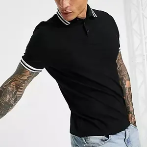 עיצוב בסגנון משלך חולצות פולו סיטונאי אופנתיות חומר טוב שירותי OEM מחיר חם חולצות פולו לגברים לוגו מותאם אישית