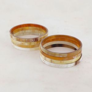 YOU BANGLES PULSERAS CUERNO DE BÚFALO BRAZLES y pulseras MODERNOS Venta al por mayor Pulsera artesanal de moda más nueva - Product Image 1
