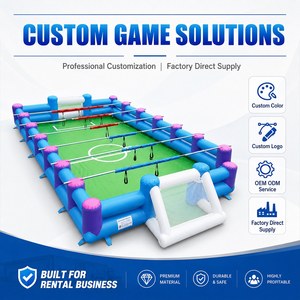 Terrain <span class=keywords><strong>de</strong></span> Foosball Gonflable Commercial pour Activités <span class=keywords><strong>de</strong></span> Team Building, Événements Scolaires et Location <span class=keywords><strong>de</strong></span> Fêtes - Product Image 2