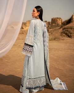 India Pakistán 2022 modelo Venta caliente brillante étnico Saree Panjabi hermoso traje de césped con Salwar Kameez longitud 150cm - Product Image 6