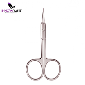 Tijeras para Cutículas de Acero Inoxidable Curvas y Duraderas, Herramienta de Belleza para Manicura, Pedicura y Salón de Belleza, por INNOVAMED INSTRUMENTS - Product Image 4