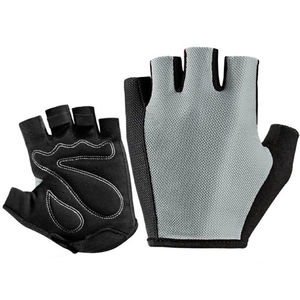 Gants de cyclisme unisexes en néoprène et cuir, logo personnalisé, demi-doigts, équipement de cyclisme - Product Image 4