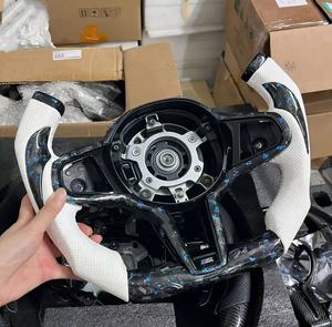 Volant en carbone avec écran LED <span class=keywords><strong>F1</strong></span>, directement de l'usine, pour BMW M3 M4 M5 F10 F50 F30 F32 F80 F82 F90 E90 E92 E60 E63 G20 G30 G38 - Product Image 1