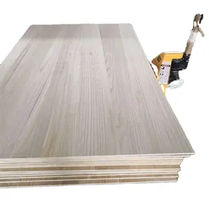 Factory Direct Wholesale cheap price Solid Wood Boards Timber Paulownia Edge Glued Wood Board