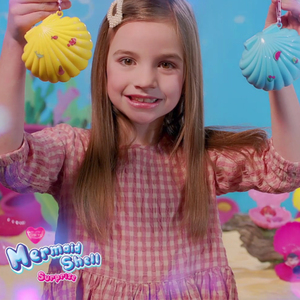 Sbabam alta calidad Shell sirena 3D estatuilla materiales plásticos juguete para niños mochila - Product Image 5