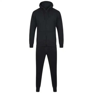 100% algodón Material personalizado peso pesado manga larga precio barato ropa deportiva entrenamiento y Jogging desgaste invierno chándales hombres - Product Image 4