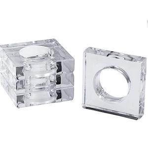 Servilleteros de resina acrílica para decoración de mesa de hogar y Hotel, servilletero acrílico ecológico para uso de artículos de mesa de boda - Product Image 3
