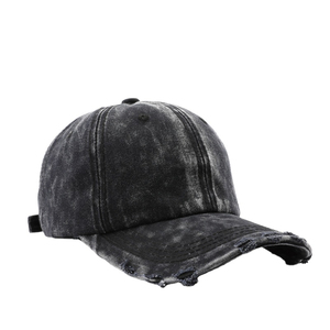 Venta al por mayor de alta calidad Unisex Oxford papá sombreros de secado rápido sólido Vintage lavado ácido gorras de béisbol desgastadas logotipo bordado personalizado - Product Image 3