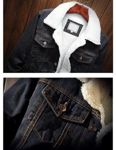 Veste en jean pour hommes longue nouvelle conception meilleure vente vêtements d'extérieur respirants 100% veste en jean en coton pour hommes - Product Image 6