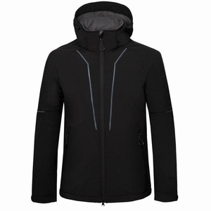 Veste personnalisée imperméable et respirante pour la randonnée veste à coque souple pour hommes veste extérieure en polaire à coque souple nouveau design - Product Image 5
