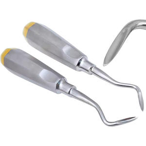 Elevador Manual de Luxación Dental, Instrumento de raíz curva mínimamente invasivo de acero inoxidable, empuñadura de cojín de lujo para instrumentos - Product Image 3