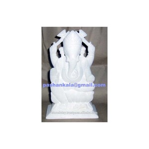 Italian Marble Ganesh Statue - Product Image 1