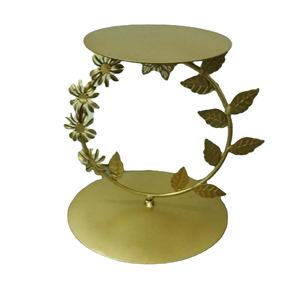 Support de gâteau à un étage en bois naturel de haute qualité support de gâteau et de pâtisseries moderne créatif gâteau utilisé dans la cérémonie de mariage - Product Image 6