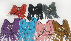 Wholesale <b>Suede</b> Purses Custom Design Multi Color Ladies <b>Fringe</b> <b>Bags</b> Small Size Bulk Order Women's Western Handbags Pakistan - Product Image 6