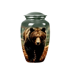 Urna Funeraria Elegante de Aluminio Estilo Americano Ecológica para Cenizas Humanas, Entierro Conmemorativo - Product Image 4