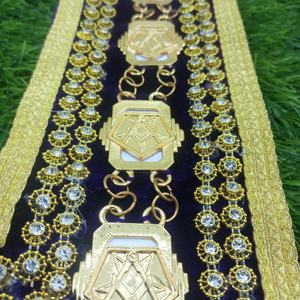 COLLAR CADENA MASONIC REGALIA GRAND PATRON CON JOYA - Product Image 2