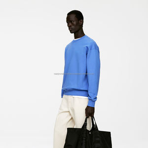 Sweat-shirt à capuche surdimensionné en molleton épais personnalisé pour hommes, idéal pour l'hiver, avec broderie et impression en relief écologiques – Vente en gros - Product Image 5