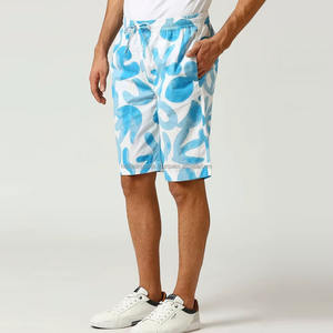 กางเกงขาสั้นผู้ชายสีพื้น ไซส์ใหญ่ ผ้าฝ้าย 100% สินค้าใหม่มาแรง ผลิตในปากีสถาน ผลิตแบบซับลิเมชั่น - Product Image 3