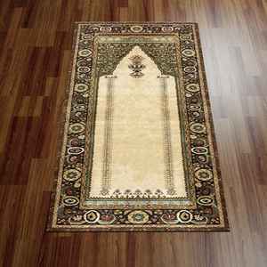 พรมลายวินเทจพิมพ์ลายคำอธิษฐาน - พรมลายตุรกี พิมพ์ลายตามสั่ง ของขวัญส่วนตัว พรมเนื้อนุ่มแบบไม่ทอ - Product Image 5