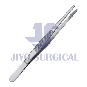 Pince à épiler chirurgicale 5.5 "de qualité A + Offres Spéciales droite CE ISO pansement tissu pouce - Product Image 5