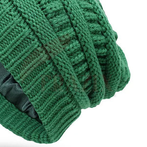 Wholesale Custom Logo Jacquard Beanie Hats for Men 100% Wool Breathable and Comfortable Top Beanie Hats - Product Image 2