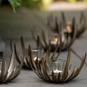 Portavelas geométrico único para sala de estar contemporánea a un precio muy económico para la serie plana de artículos para el hogar - Product Image 2