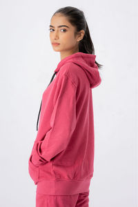 <b>Women's</b> 2025 Breathable Pullover Tracksuit Sportswear Solid Pattern Short Hoodie Sweatpants Two Piece <b>Sets</b> for Jogging Ladies - Product Image 2