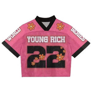 Men's Oversized T-<b>Shirt</b> <b>Mesh</b> Jersey American Football Jersey Custom Fashion American Football Uniform Wholesale - Product Image 5