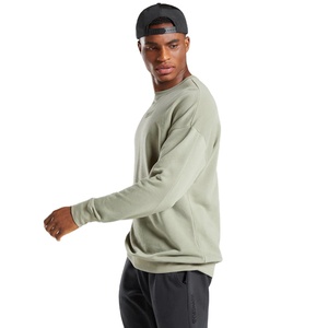 Sweat-shirt à col rond avec logo personnalisé de haute qualité pour hommes, ensemble de 2 pièces, vente en gros de survêtements de jogging unis avec logo - Product Image 5
