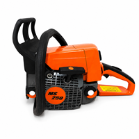Gergaji Mesin Bensin MS250 Kelas Industri OEM 2-Tak 46cc 2300W Garansi 3 Tahun Ukuran Batang Pemotong 16/18 Kebun Perkebunan Pertanian Kayu