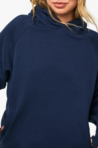 Sudadera con Capucha de Invierno para Mujer, de Felpa, Antibolitas, Lista para Imprimir, Algodón Premium, MOQ Bajo, Etiqueta Personalizada, Pedido al por Mayor, Fábrica OEM - Product Image 4