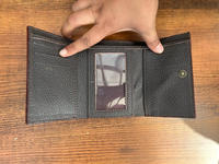 Dompet Kulit Ukiran Unik Bergaya Baru, Dompet Kulit Pria Lipat Tiga Buatan Tangan, Dompet Kulit Mewah Berukir Tangan yang Dapat Dipersonalisasi