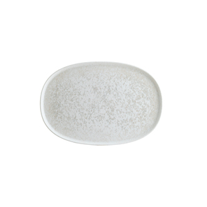 Bonna Minimalist Design Style Lunar White 34 cm Porcelain Oval Serving <b>Plate</b> <b>Large</b> Presentation <b>Plate</b> - Product Image 1
