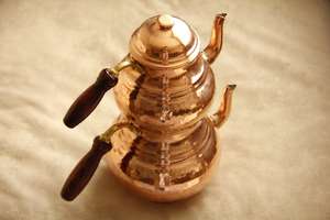 Handmade Turkish Copper <b>Tea</b> Kettle in Metal with Polished Finished Perfect for Kitchenware Hotelware <b>Coffee</b> and <b>Tea</b> Accessories - Product Image 5