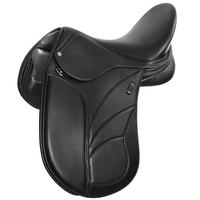 Euro Cavall Industries ECI-EQ-HS-003 anglais Selle de Dressage Cuir de vache souple Cadre en bois Cheval Liberté Design Couleur personnalisée