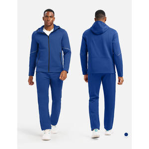 Conjunto de 2 Piezas de Sudadera con Capucha y Pantalones Deportivos para Hombre de Alta Calidad, 100% Algodón Suave, Diseño de Impresión Personalizada, Conjuntos Deportivos, Chándales Unisex - Product Image 4