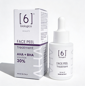 Traitement exfoliant pour le visage aux acides AHA BHA, éclaircissant et régénérant, 30 ml, fabriqué en Italie - Product Image 3