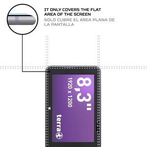 Protecteur d'écran ANTISHOCK pour tablette Terra Pad 885 Industry W10P - Product Image 4