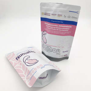 Pochette debout mate avec fente d'ouverture pour l'emballage de poudre nutritionnelle - Structure laminée de qualité alimentaire, fabriquée au Vietnam - Product Image 2