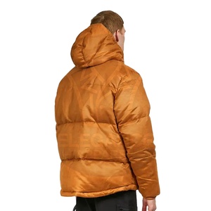 แจ็กเก็ตทรงพองระบายอากาศได้ดีสำหรับฤดูหนาวไซส์ใหญ่พิเศษแจ็กเก็ตกันหนาวแบบลำลองแขนยาวมีซิป - Product Image 4