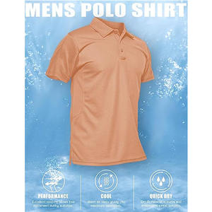 Polos en coton de qualité personnalisée Polo pour hommes Streetwear décontracté Polo de golf en coton T-shirt à séchage rapide avec logo brodé pour hommes - Product Image 6
