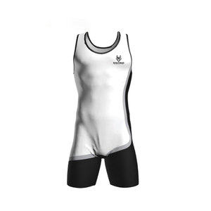 เสื้อกล้ามมวยปล้ำที่มีช่องเปิดขากันลื่นและผิวเรียบสำหรับการแข่งขันเสื้อกล้ามมวยปล้ำชาย - Product Image 4