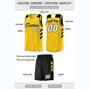 Meilleures ventes : Ensemble maillot et short de basketball unisexe, broderie de haute qualité, logo personnalisé, séchage rapide, respirant, 100 % polyester - Product Image 3