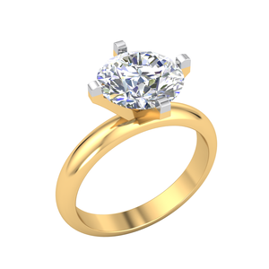 Bague en or 10 carats pour femme avec 2.3Cts Lab Grown VS Clarity EF Color Lab Grown Diamond Jewelry - Product Image 1