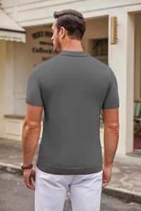 เสื้อโปโลแขนสั้นสำหรับผู้ชายออกแบบโลโก้ของคุณเอง - Product Image 2